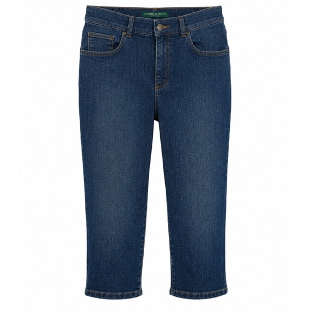 Lauren Jeans Co. Cropped Capri Jeans Women 12P Blue
